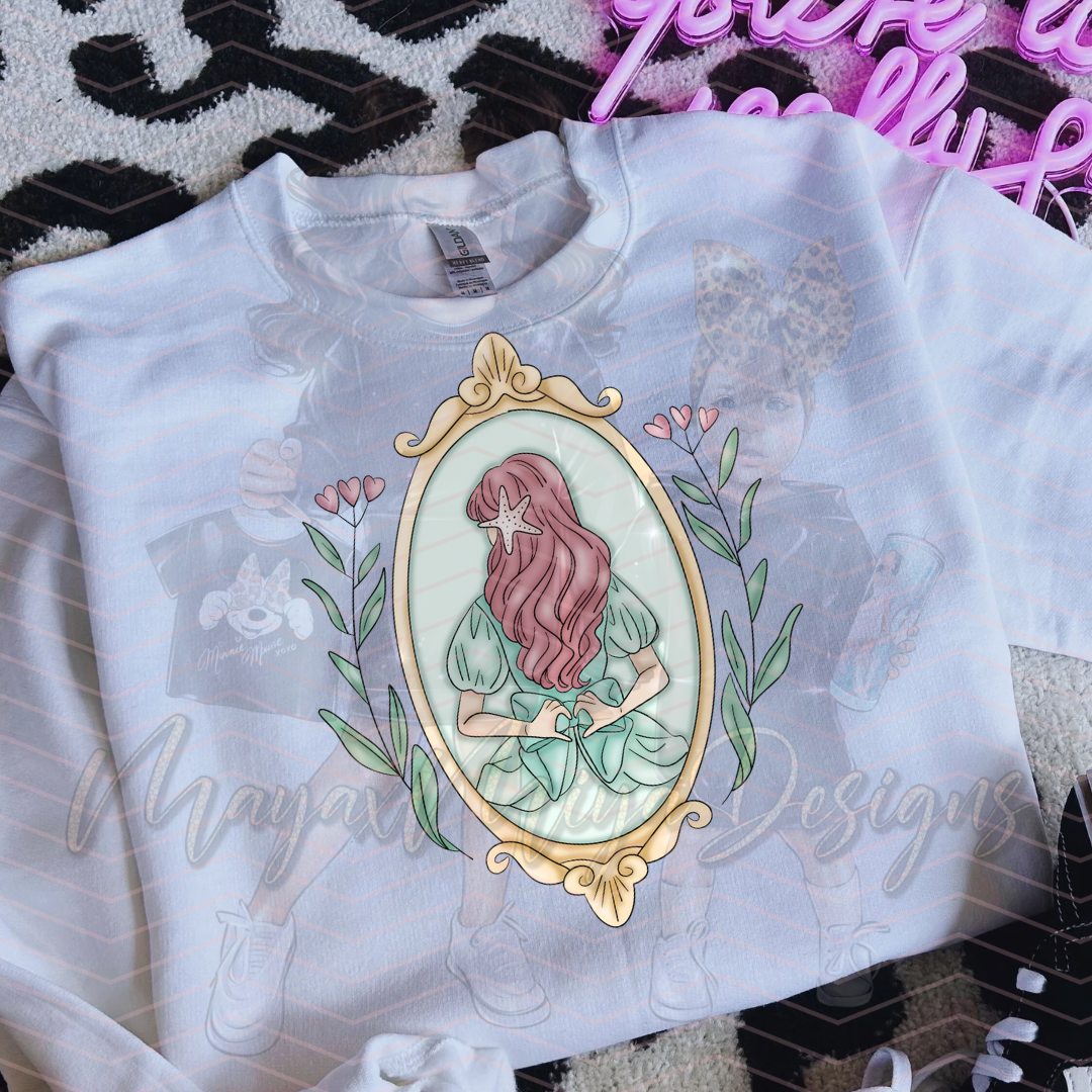 PRINCESS A MIRROR DTF TRANSFERS