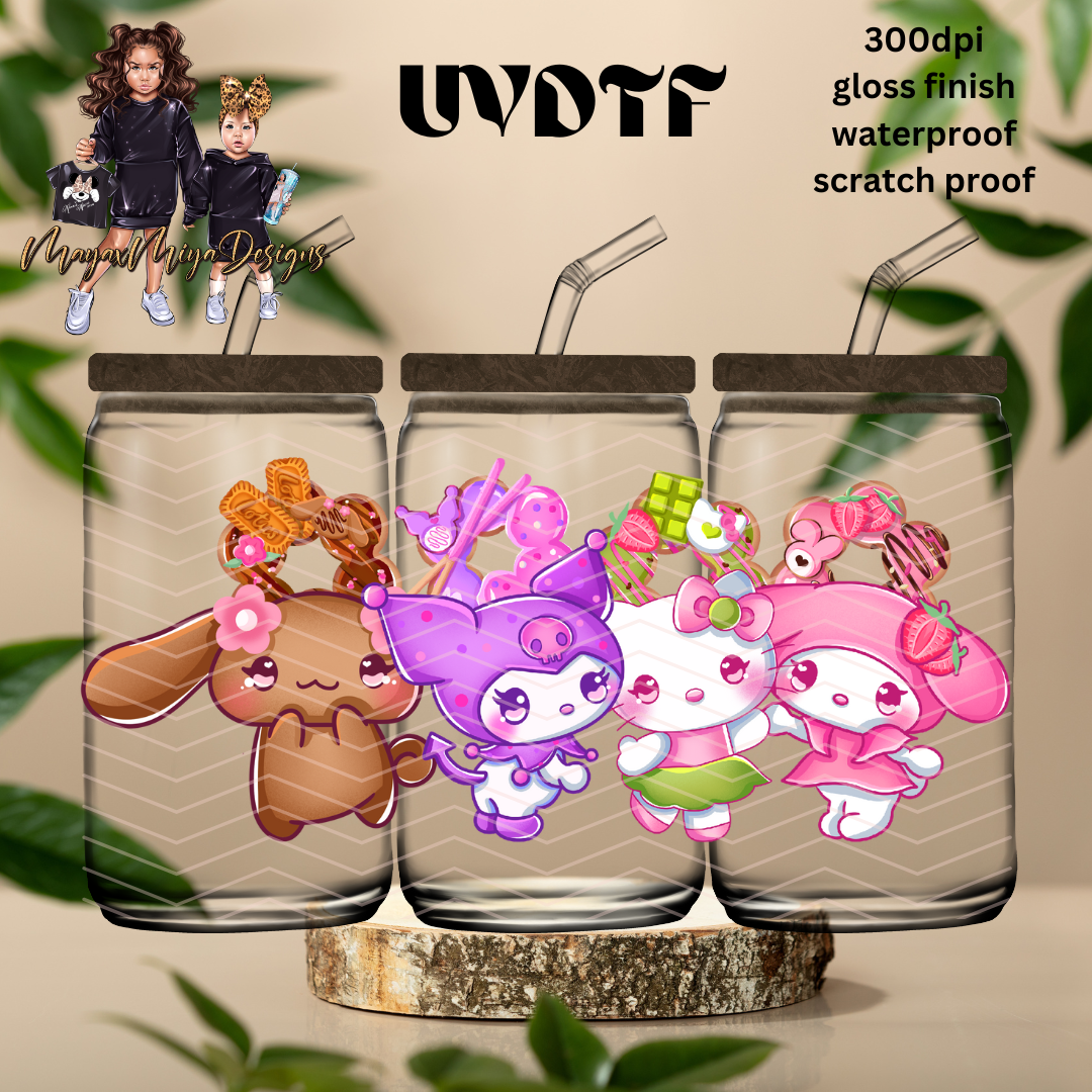 KAWAI DONUT FRIENDS UVDTF WRAP