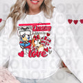BLUE DAWG & LOVE DTF TRANSFERS