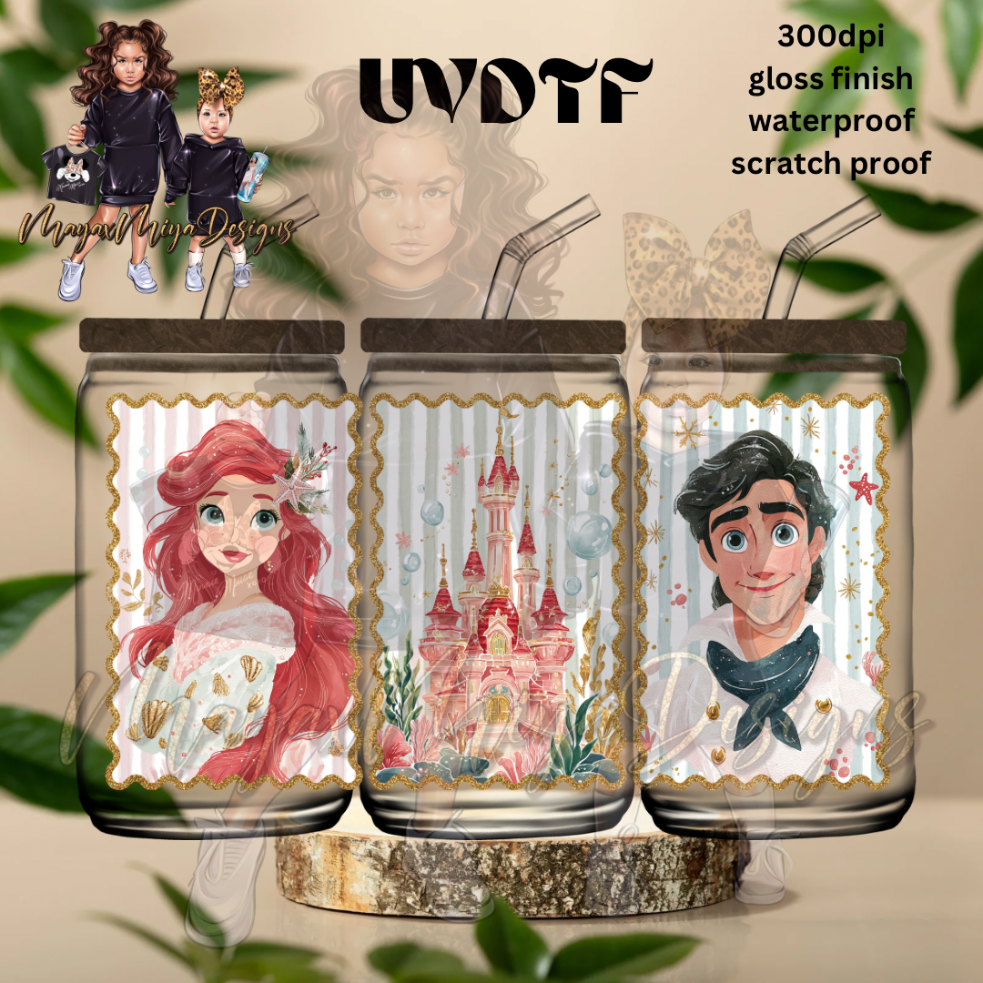 PRINCESS A & E CASTLE UVDTF WRAP