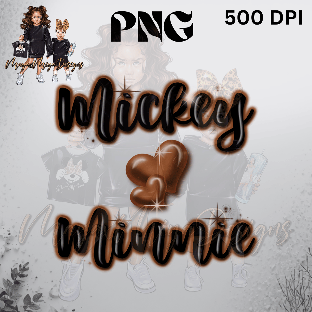 M LOVZ M LTTRS BROWN PNG