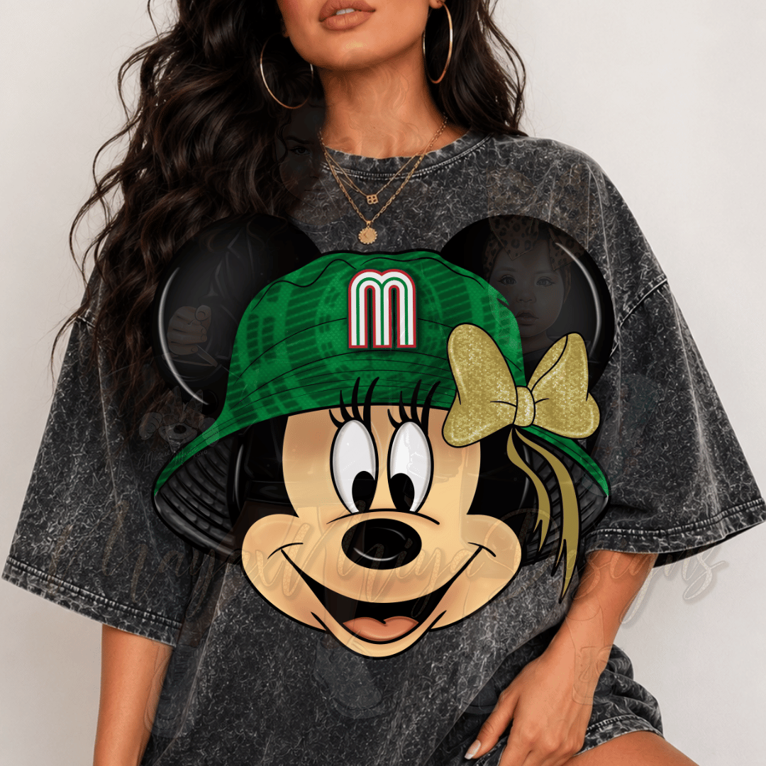 GIRL MMOUSE MEX BUCKET HAT DTF TRANSFER