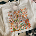 M MOUSE CHRISTMAS GINGERBREAD FRIENDS & HOUSE DTF TRANSFERS