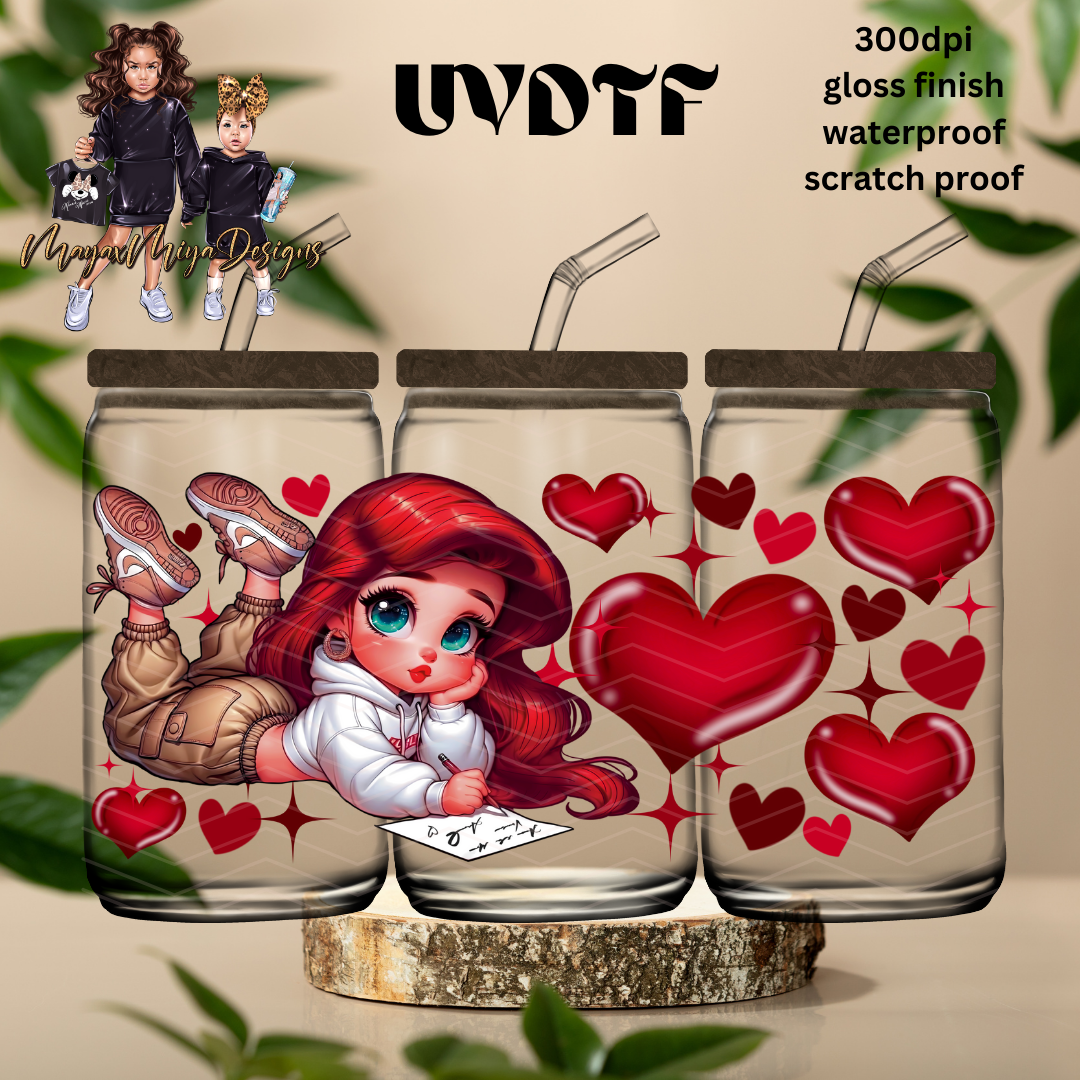 PRINCESS A AIRBRUSH V2 UVDTF WRAP