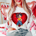 PRINCESS SW AIRBRUSH HEART DTF TRANSFERS