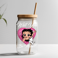 BETTY B WILL YOU BE MINE WHITE UVDTF DECAL