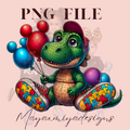 DINO AUTISM AWARENESS PNG