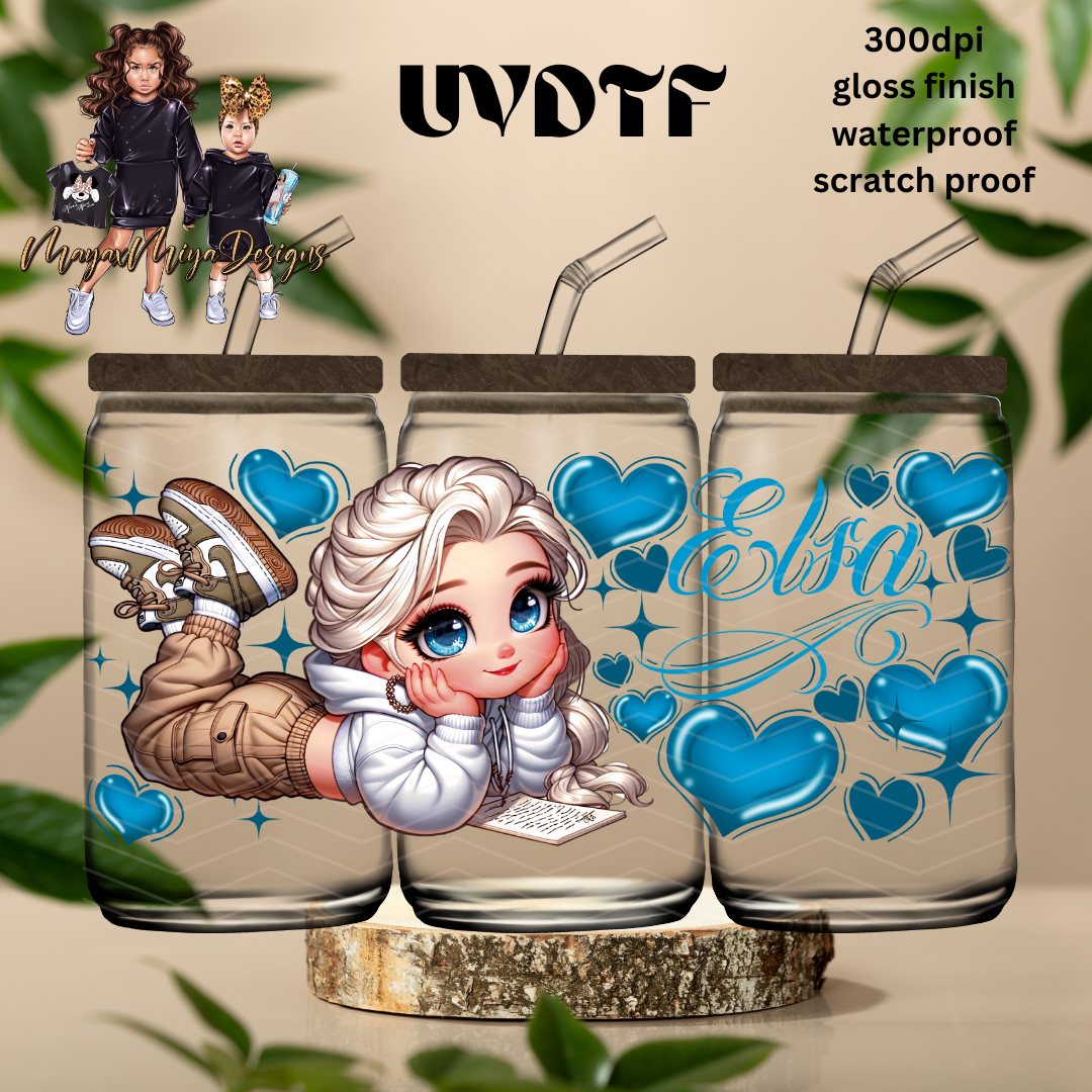 PRINCESS E AIRBRUSH UVDTF WRAP