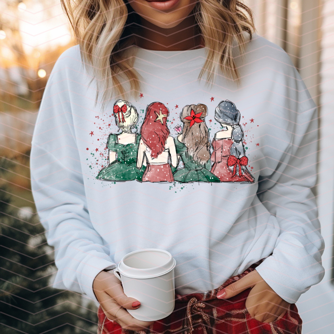 PRINCESS FRIENDS DTF TRANSFERS