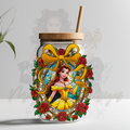 PRINCESS B RIBBONS & ROSES UVDTF DECAL
