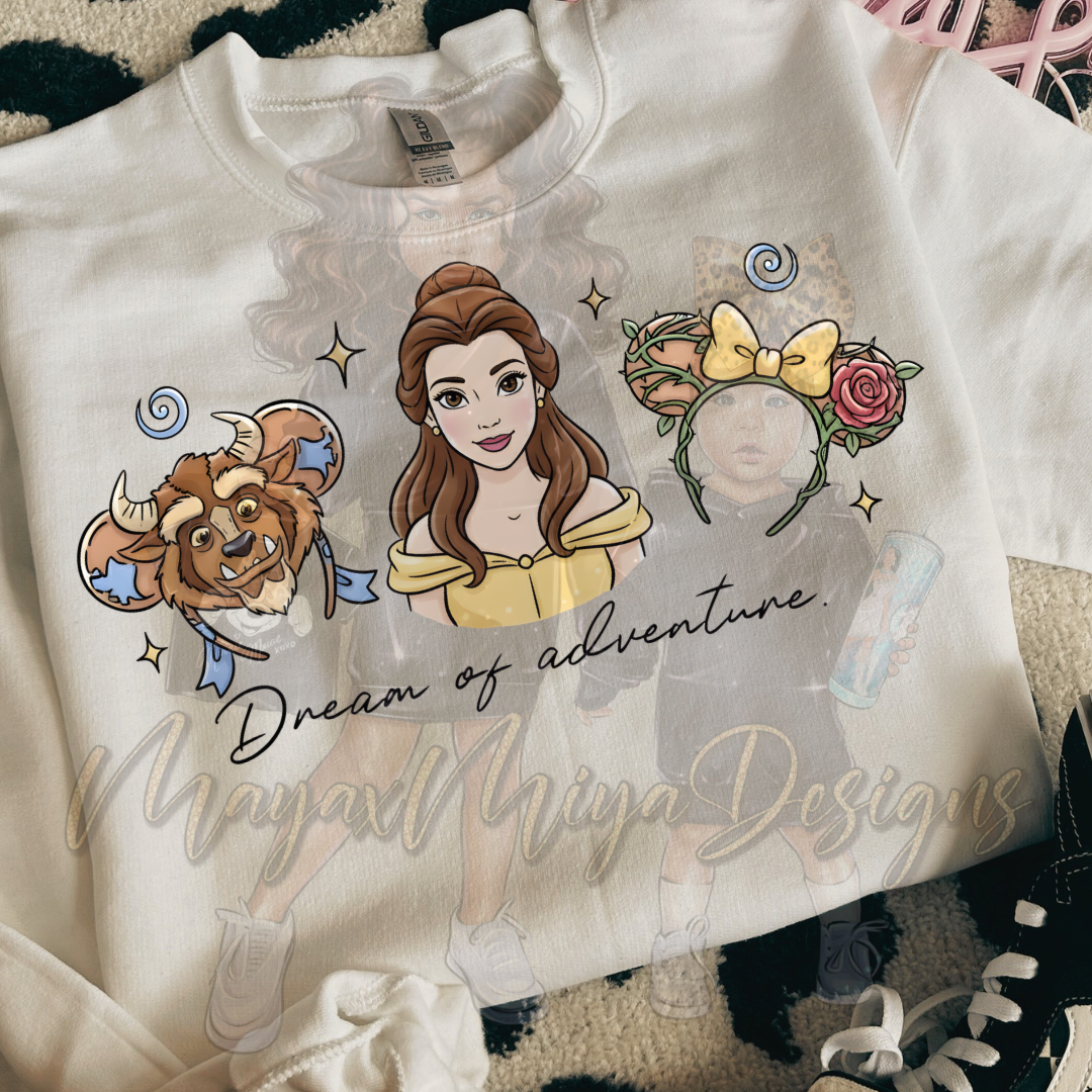 PRINCESS B EARS DTF TRANSFERS