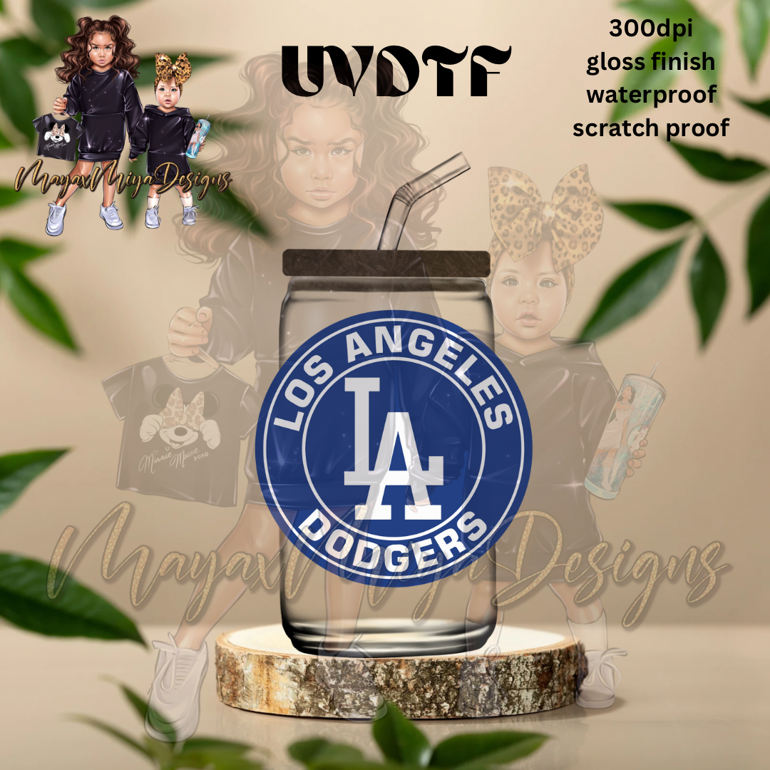 LAD BLUE LOGO UVDTF DECAL