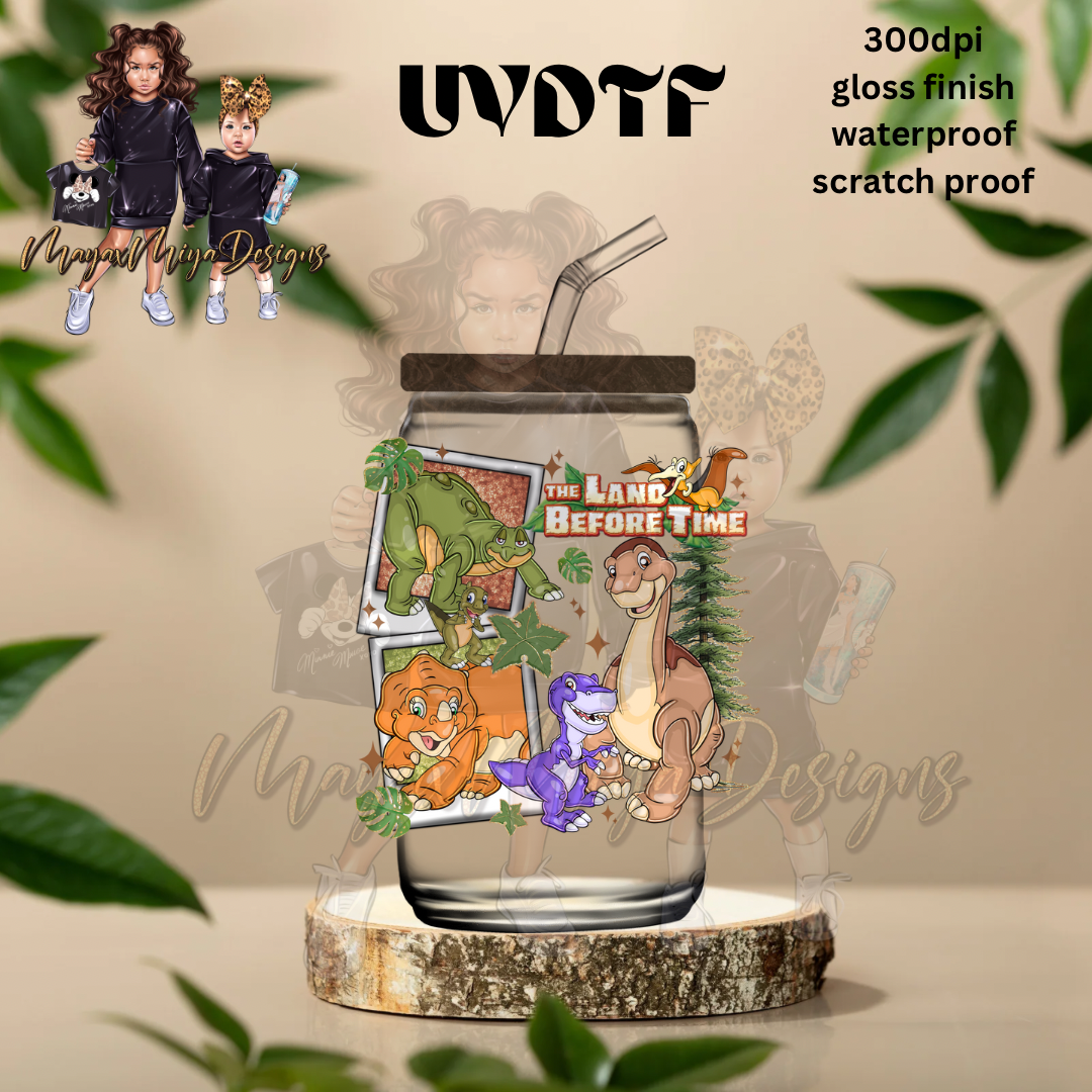 THE LAND BEFORE TIME MASHUP UVDTF DECAL