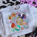 PRINCESS A MIRROR FRIENDS DTF TRANSFERS