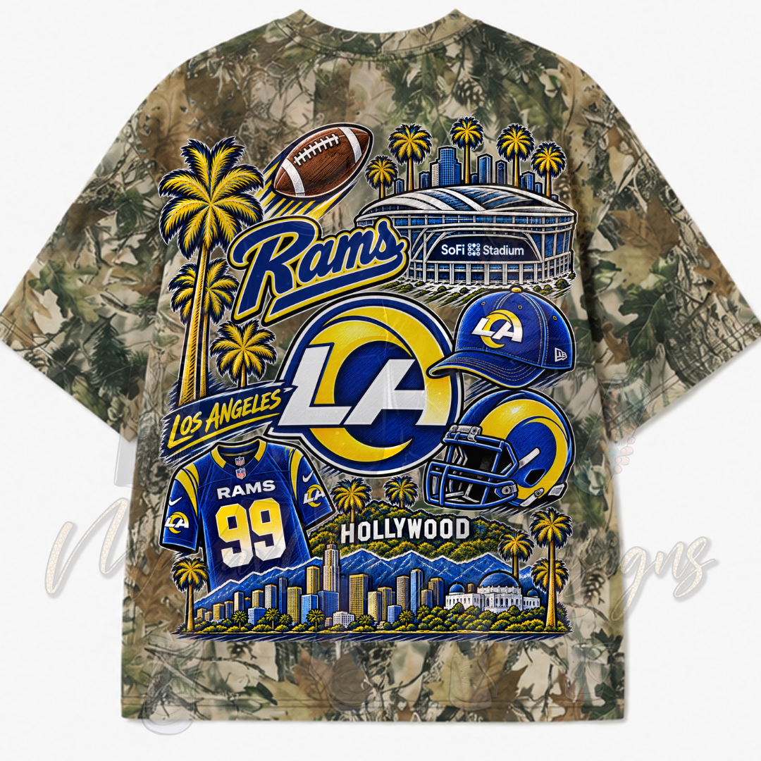 LAR YELLOW AND BLUE SKETCH DTF TRANSFER
