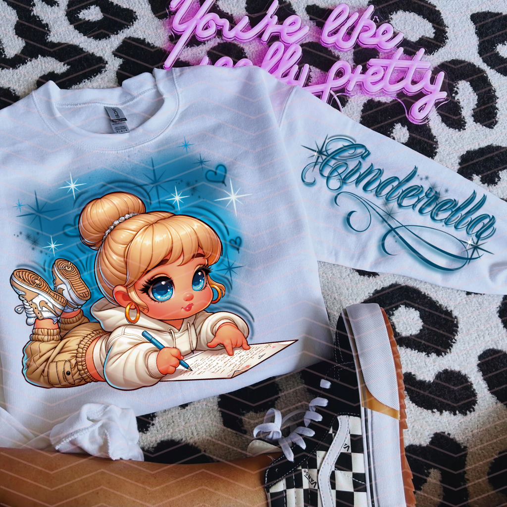 PRINCESS C AIRBRUSH PNG WITH SLEEVE