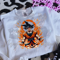 SON GOKU POWER UP V2 DTF TRANSFERS