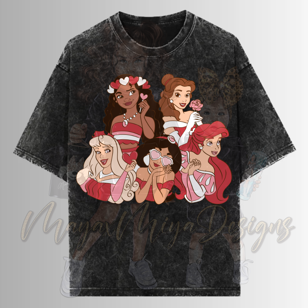 PRINCESSES IN RED DTF TRANSFERS