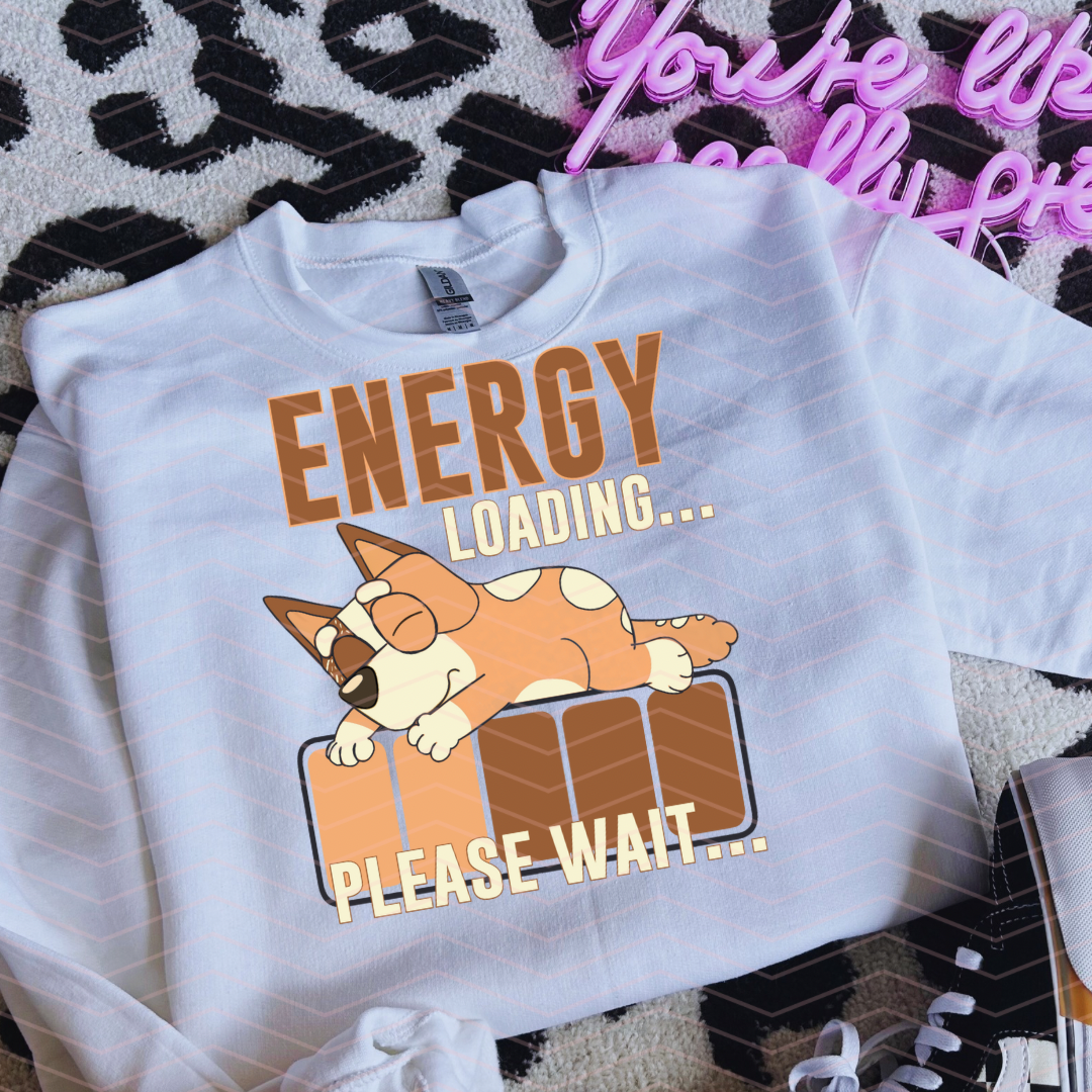 B ENERGY LOADING PLEASE WAIT DTF TRANSFERS