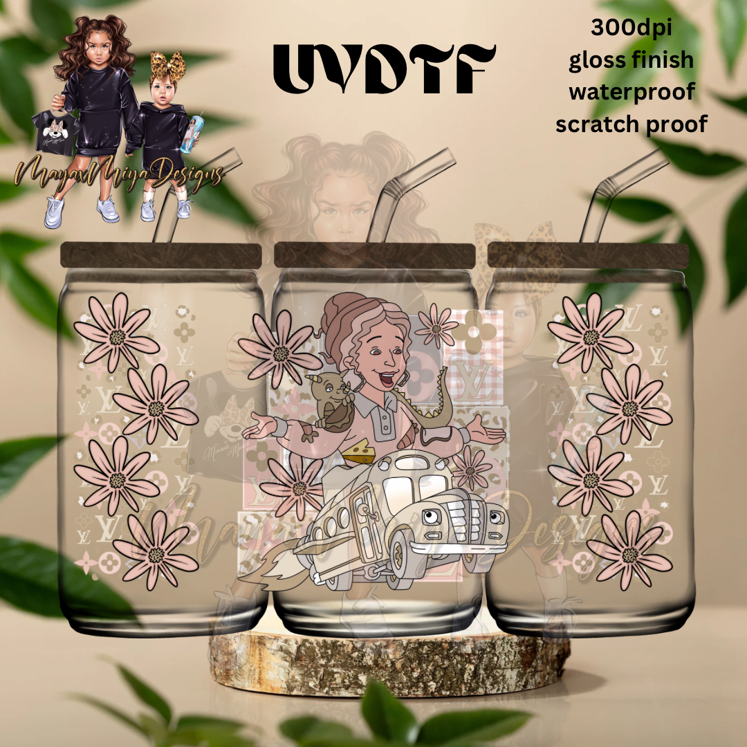 TMSB LV FLOWERS UVDTF WRAP
