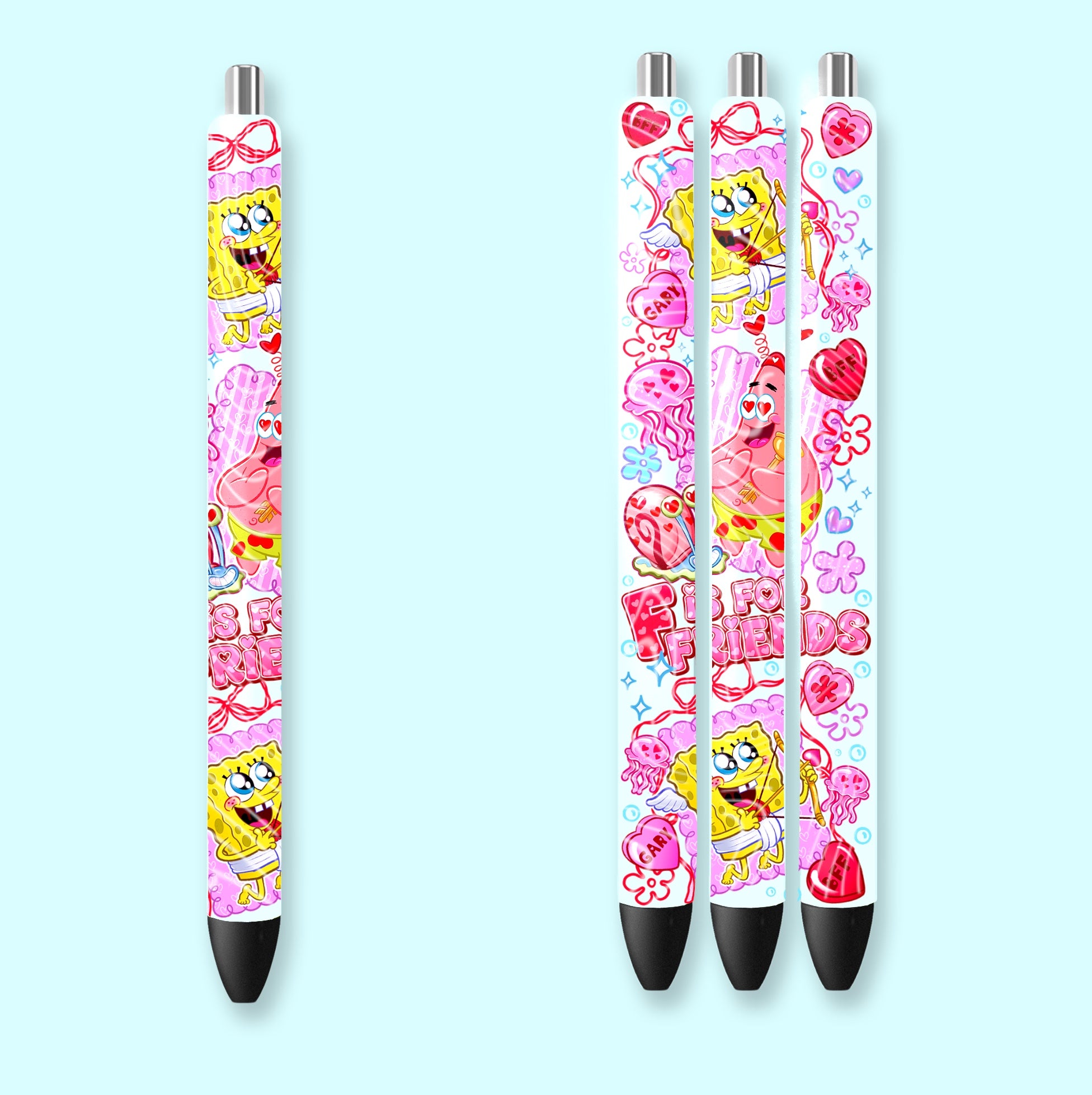 SPNGBOB F IS FOR FRIENDS PEN WRAP