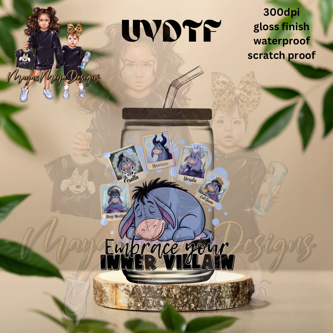 EEYR EMBRCE INNER VILLAIN UVDTF DECAL