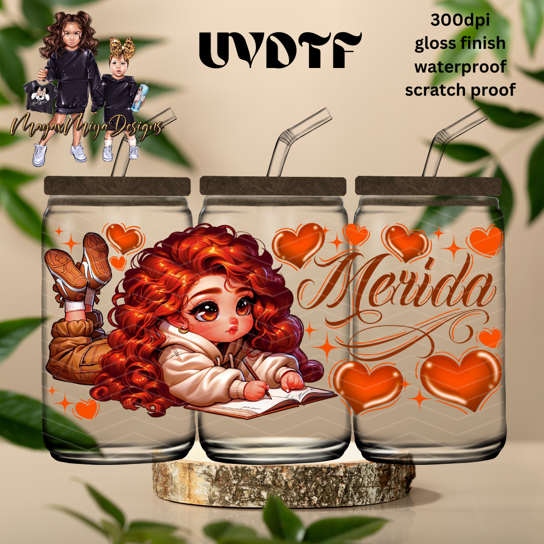 PRINCESS MRIDA AIRBRUSH UVDTF WRAP