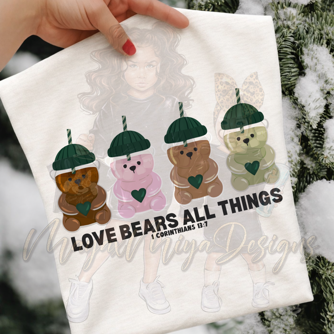 LOVE BEARS ALL THINGS DTF TRANSFERS