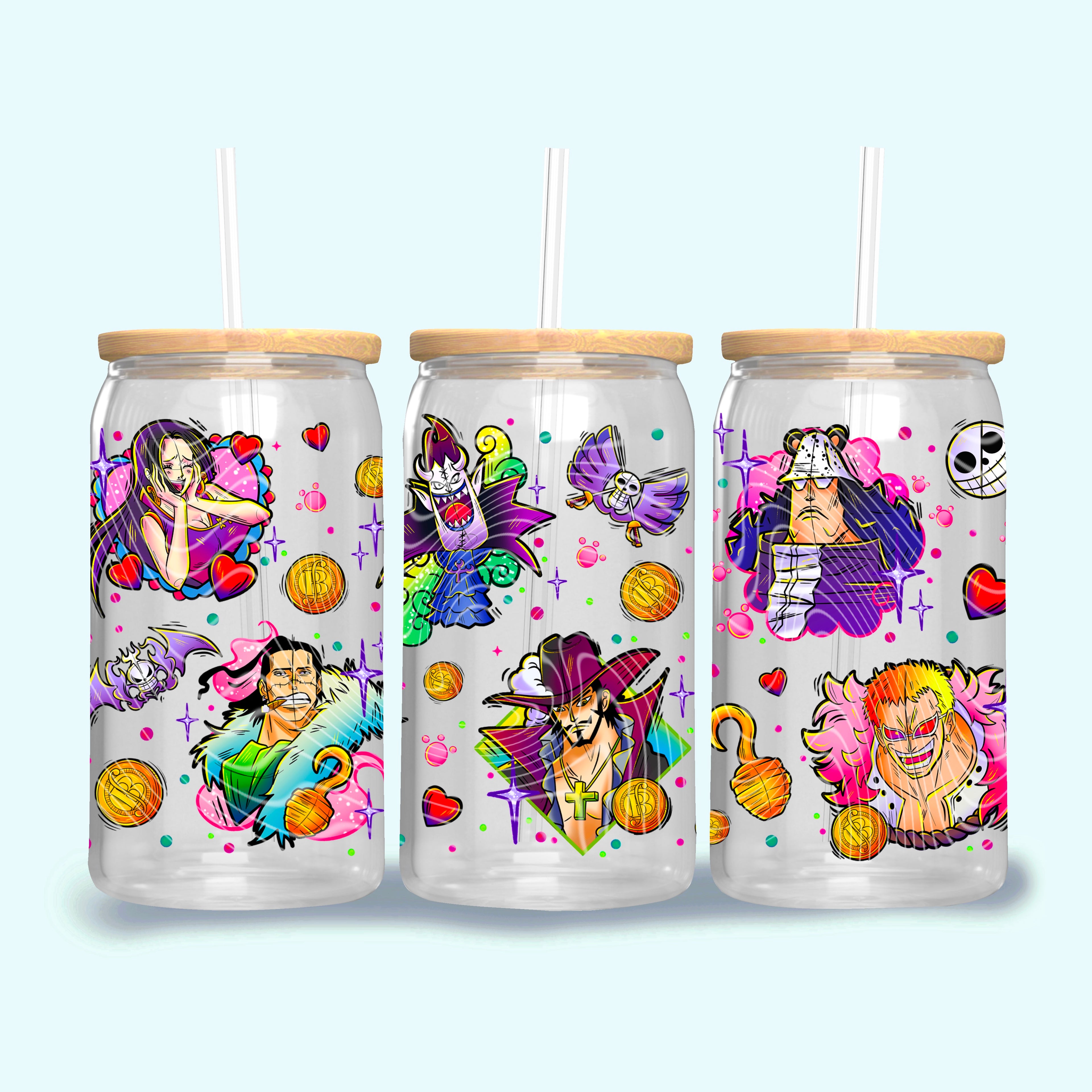 1 PIECE COLORFUL FRIENDS UVDTF WRAP