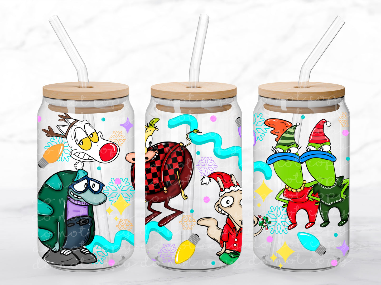 ROCKOS CHRISTMAS UVDTF WRAP