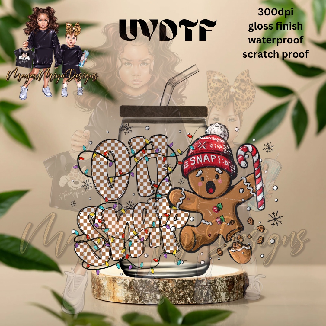 GINGER OH SNAP UVDTF DECAL