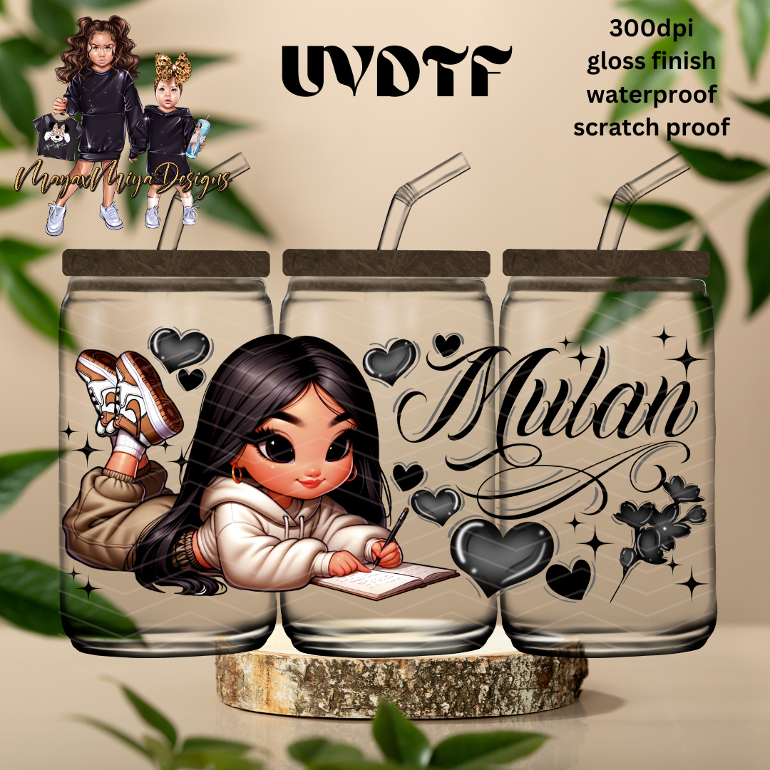 PRINCESS MLAN AIRBRUSH UVDTF WRAP