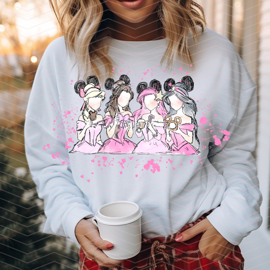DLAND PRETTY & PINK DTF TRANSFERS