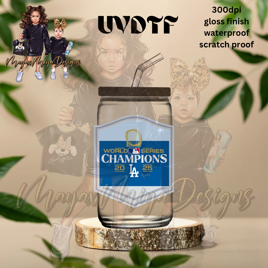 WS CHAMPIONS 2025 LA UVDTF DECAL