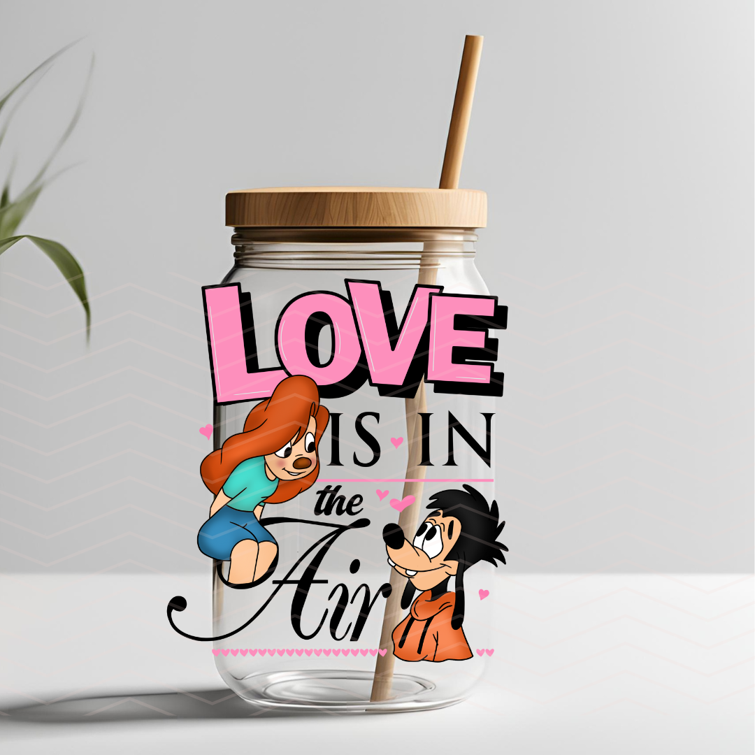 M & R LOVE IS IN THE AIR UVDTF DECAL