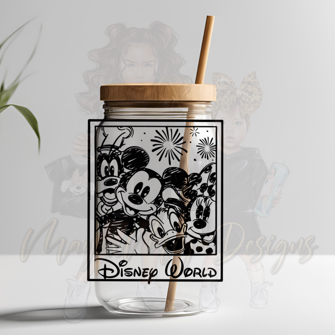 M & FRIENDS DSNY WRLD UVDTF DECAL