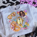 PRINCESS R MIRROR FRIENDS DTF TRANSFERS