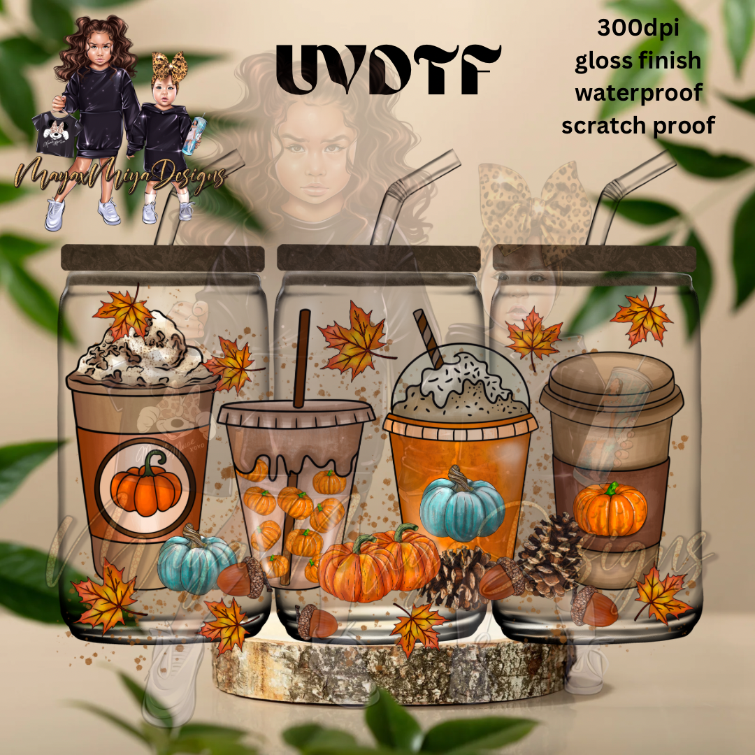 COFFEE IN FALL UVDTF WRAP