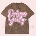 CHEETAH PINK DODGERS ONLY DTF TRANSFERS