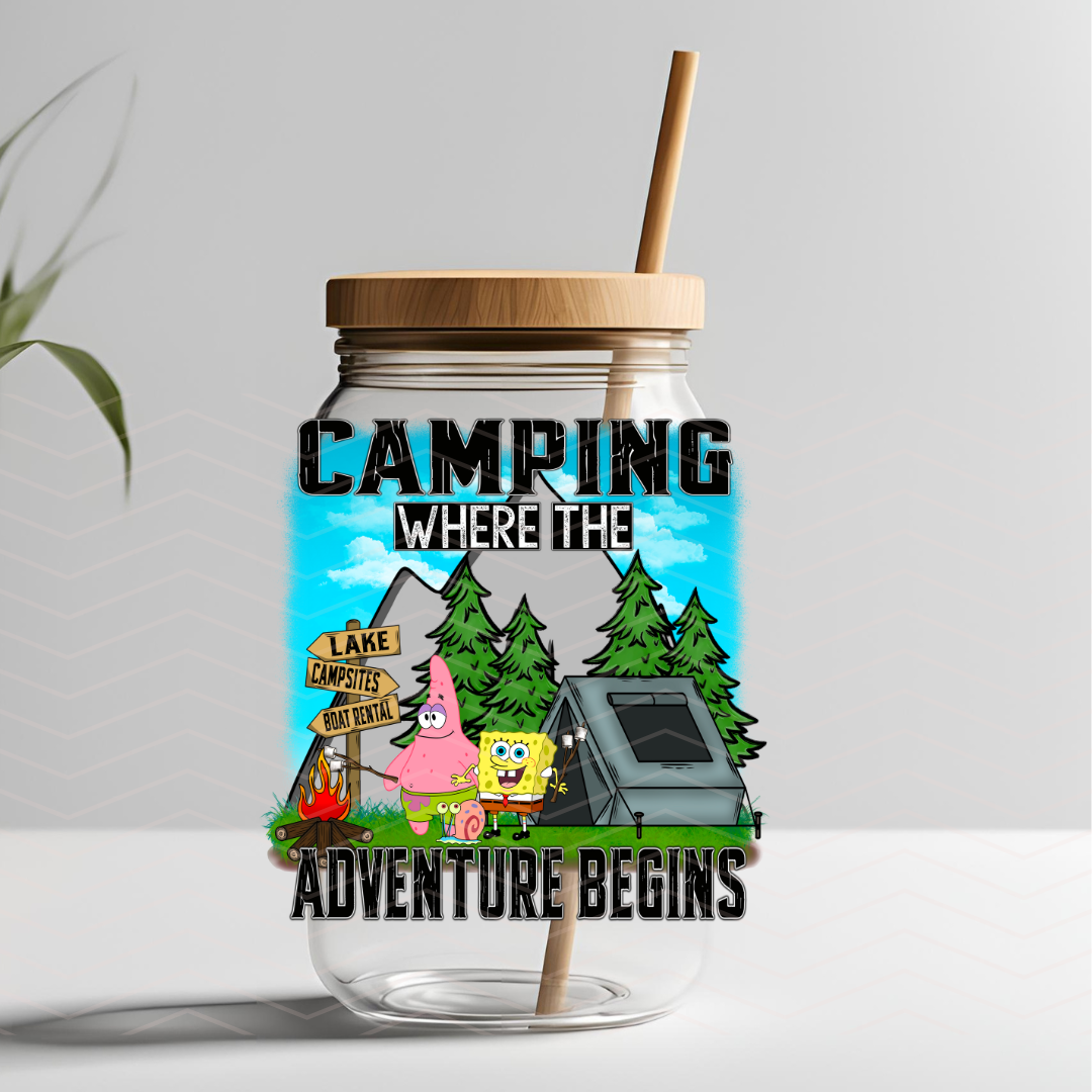 SPONGEBOB SQP WHERE THE ADVENTURE BEGINS DECAL