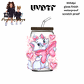 MCAT HEARTS UVDTF DECAL