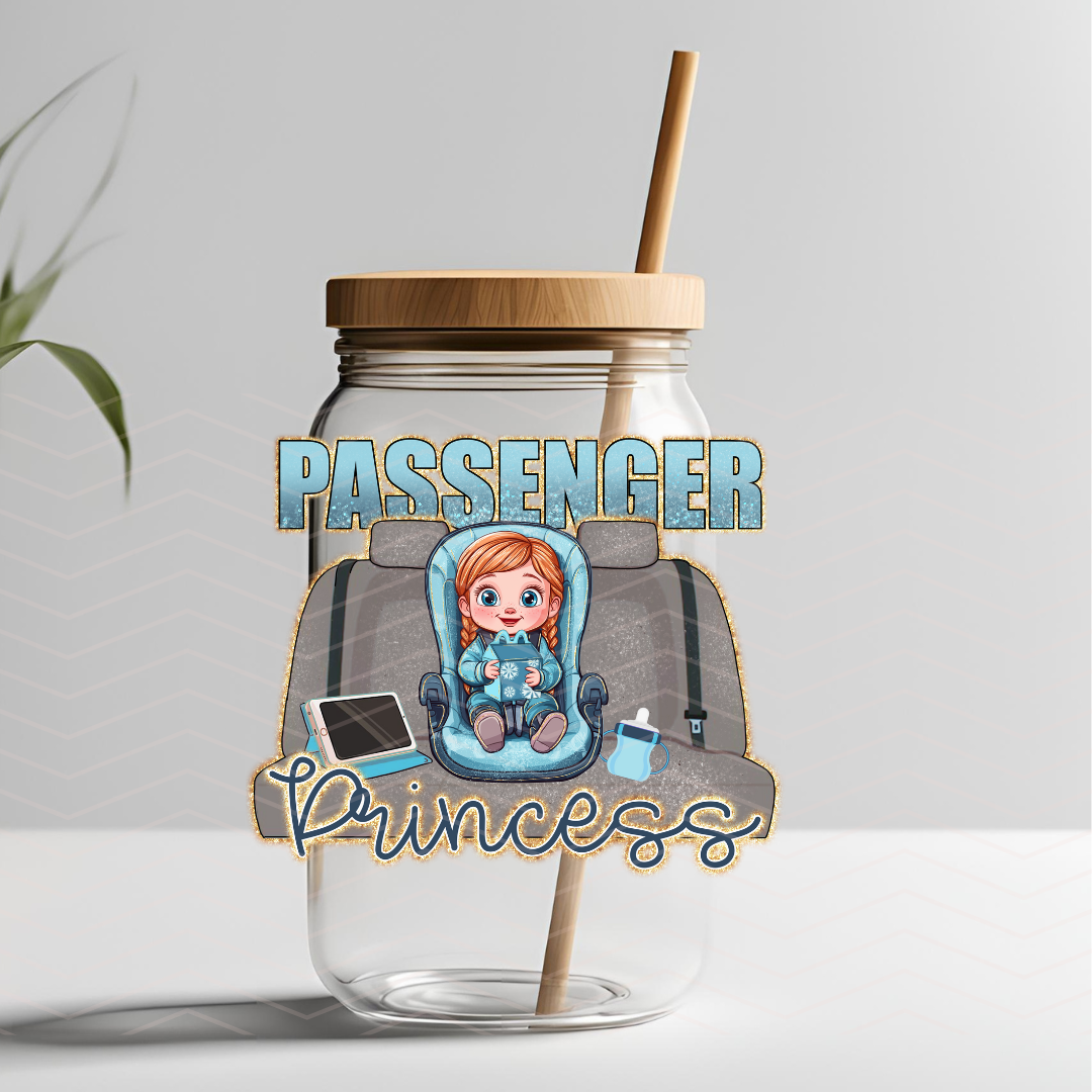 A PASSENGER PRINCESS UVDTF DECAL