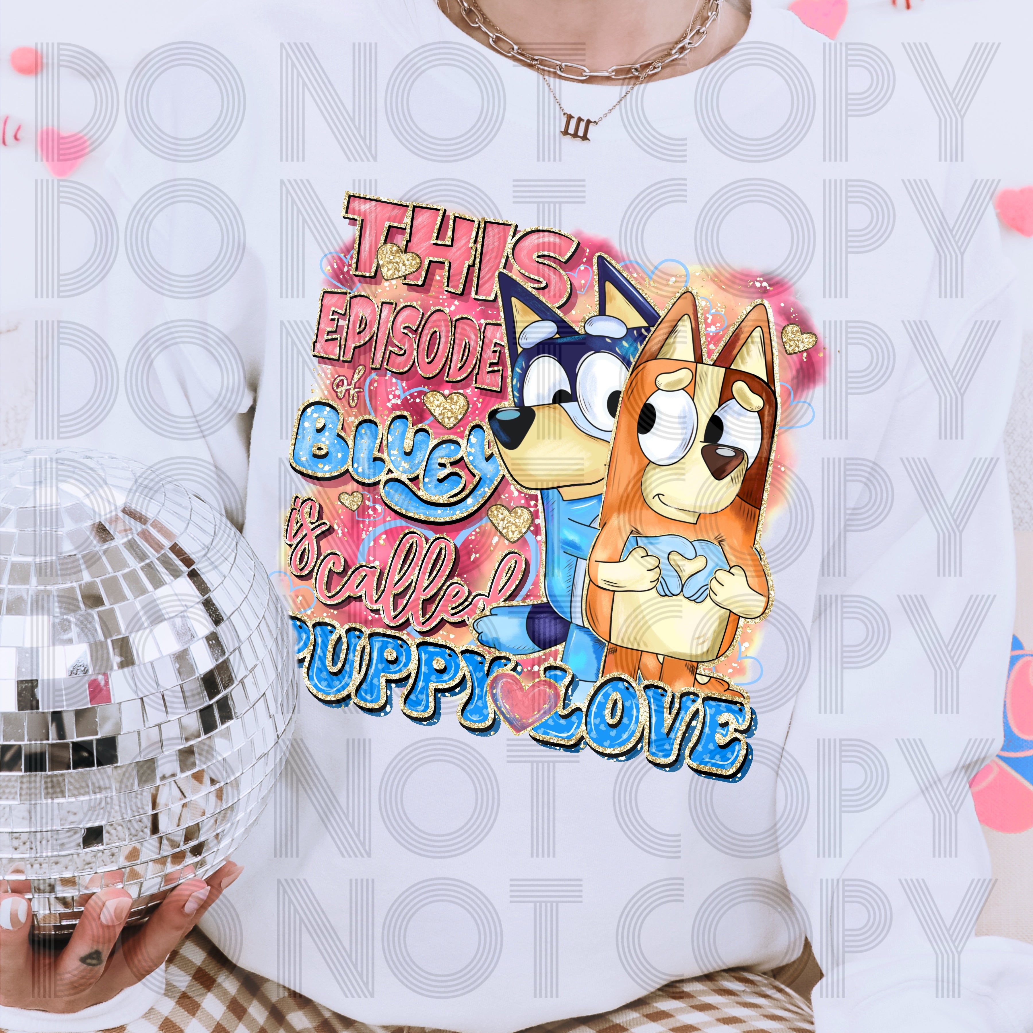 BLUE PUPPY LOVE DTF TRANSFERS