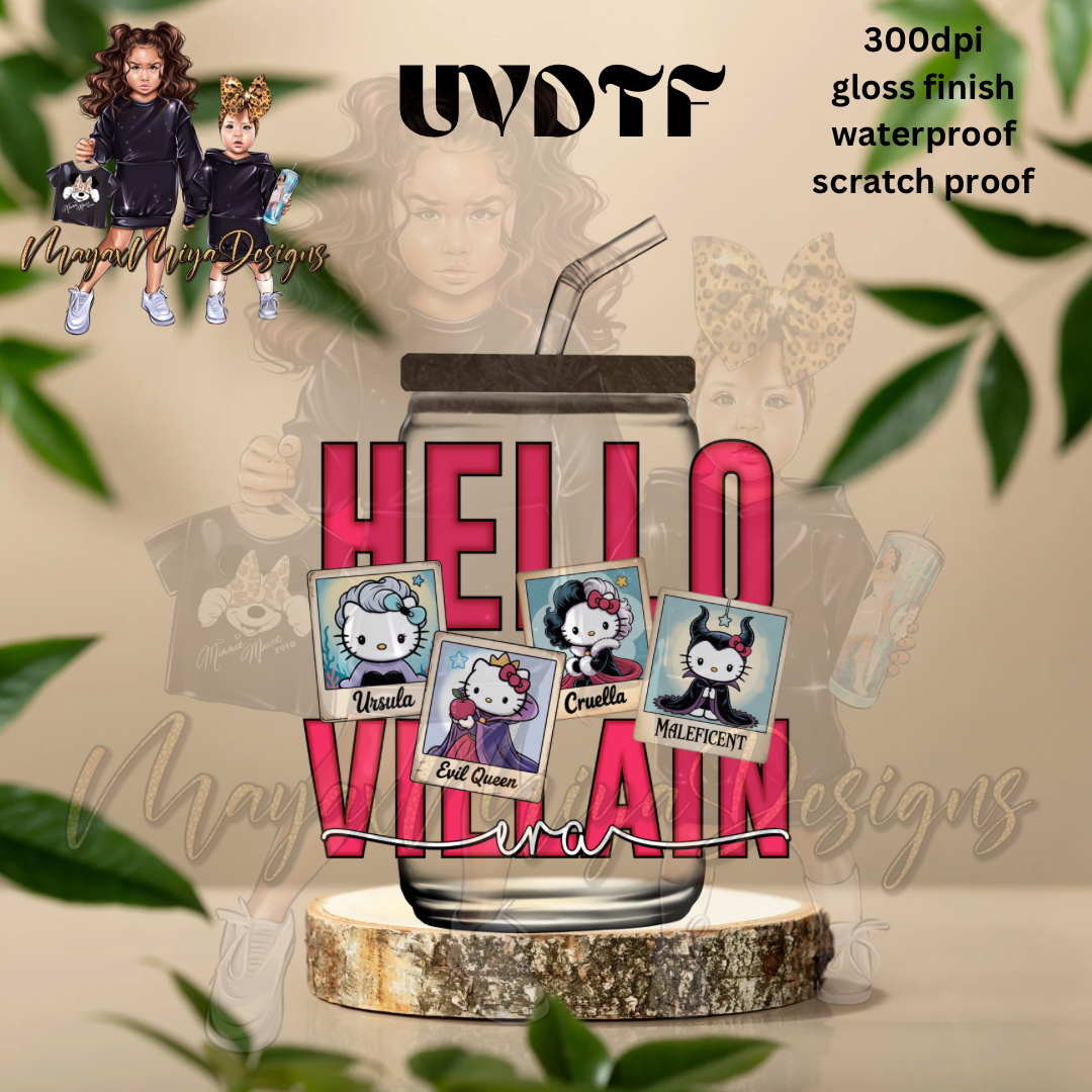 HK VILLAIN UVDTF DECAL