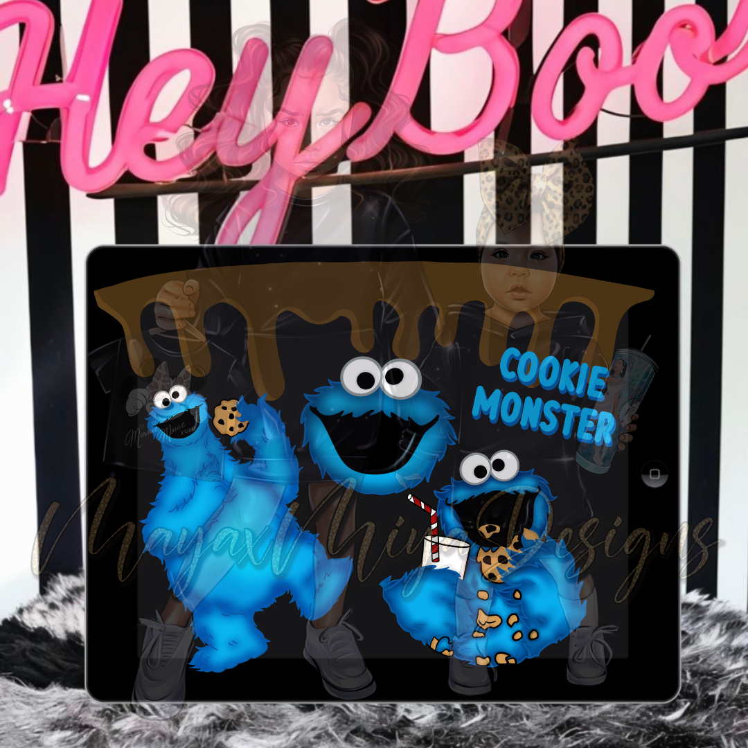 24OZ COOKIE MNSTR PNG WRAP