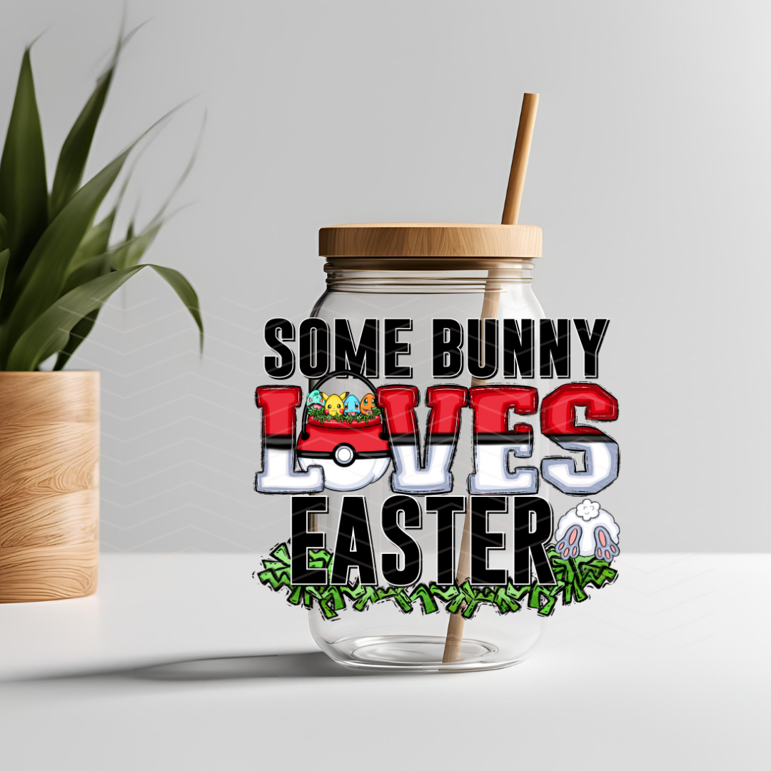 SOME BUNNY LOVES EASTER UVDTF DECAL