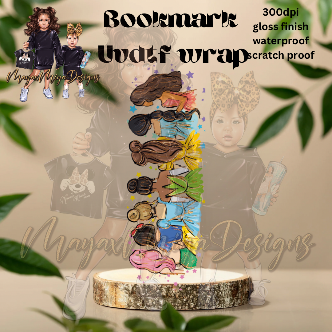 PRINCESSES READ TOGETHER UVDTF BOOKMARK