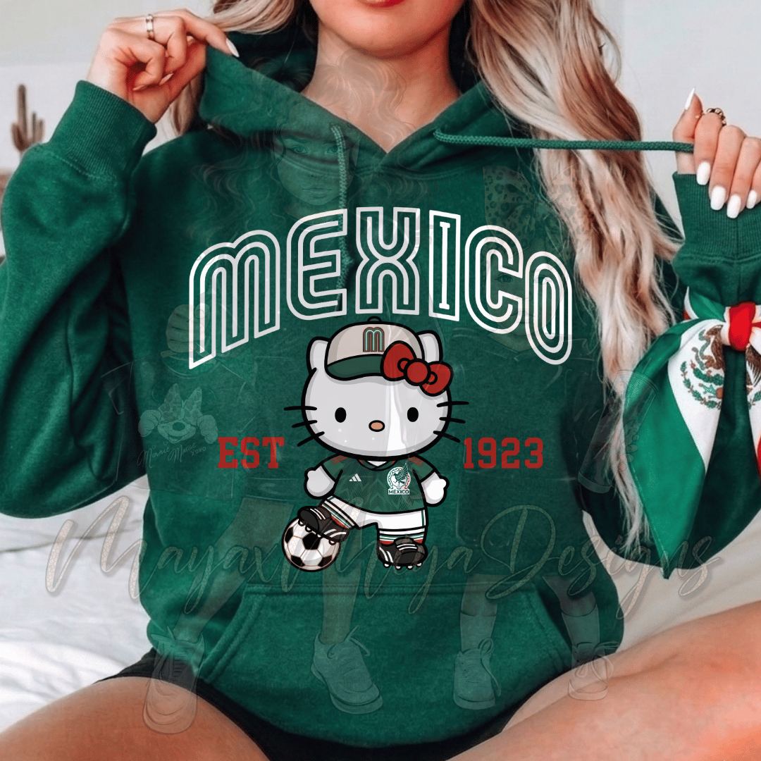 HK MEX EST 1923 WHT LTRS DTF TRANSFER