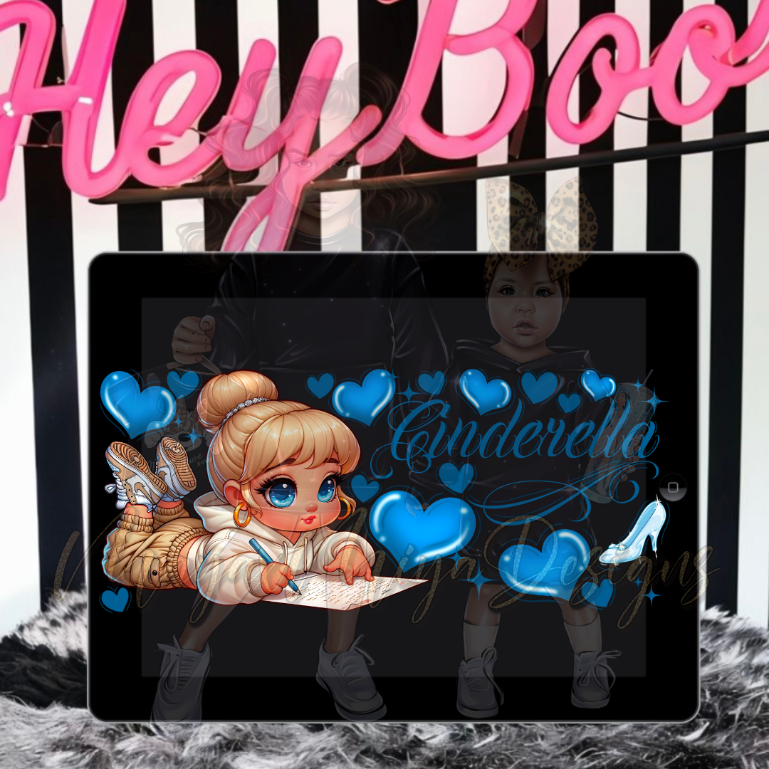 PRINCESS C AIRBRUSH PNG WRAP