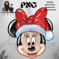 GIRL MMOUSE XMAS BALLOON PNG